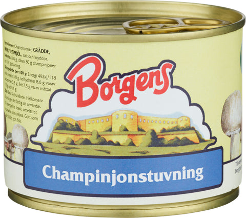 Gräddstuvade champinjoner