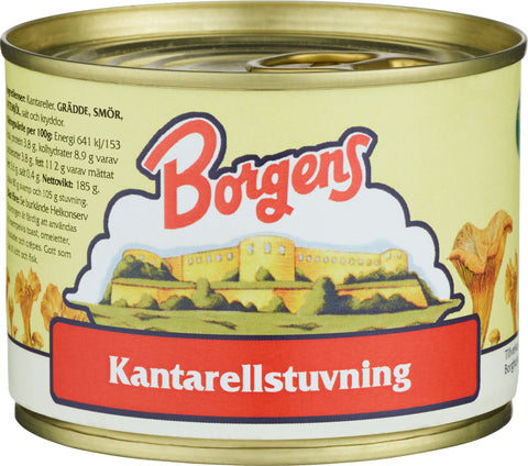Gräddstuvade kantareller