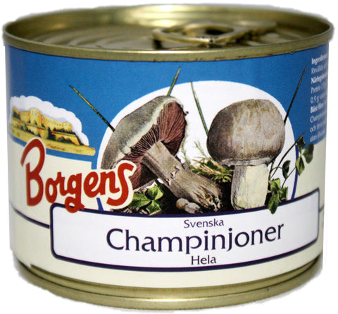 Hela champinjoner